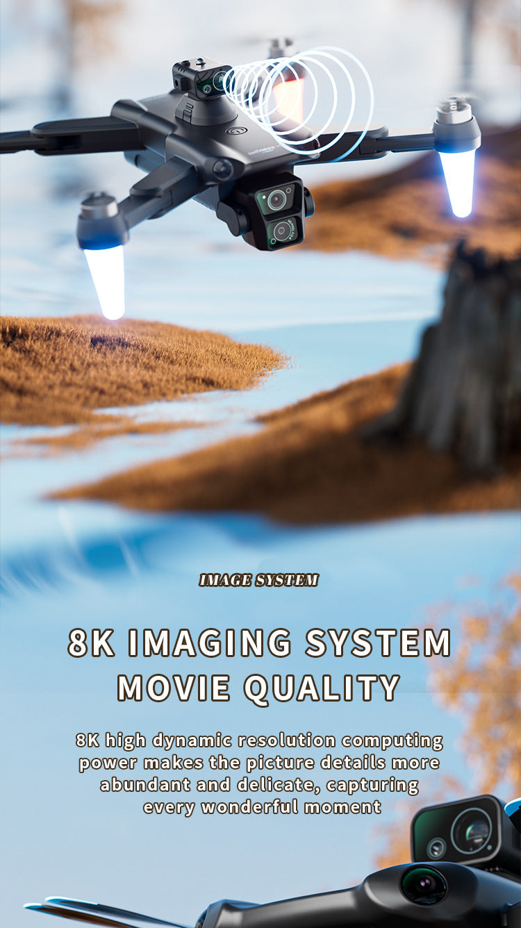 F14 obstacle avoidance GPS with screen 8K electrically adjustable dual camera brushless motor drone quadcopter remote-controlled aircraft