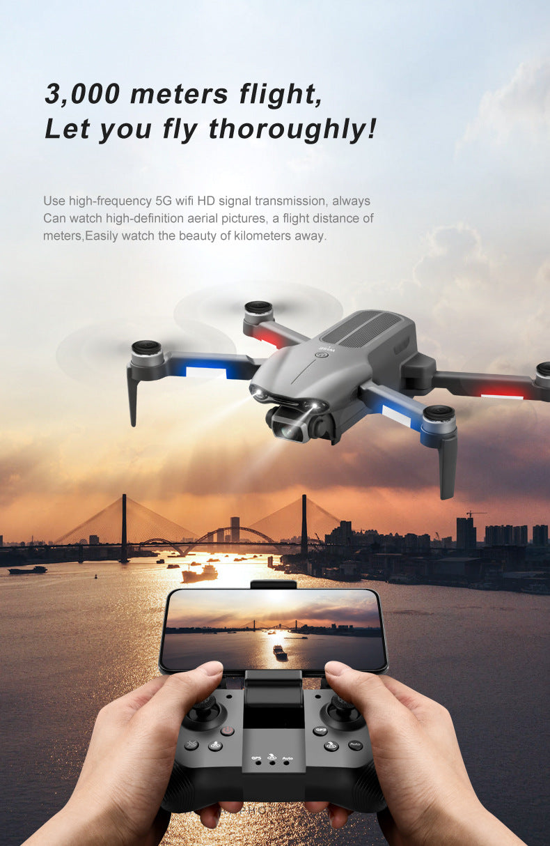 Folding GPS ultra high definition aerial photography quadcopter, professional remote-controlled aircraft